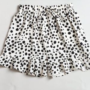 High waisted cheetah shorts